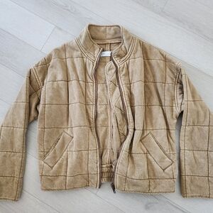 Quilted Bomber Jacket